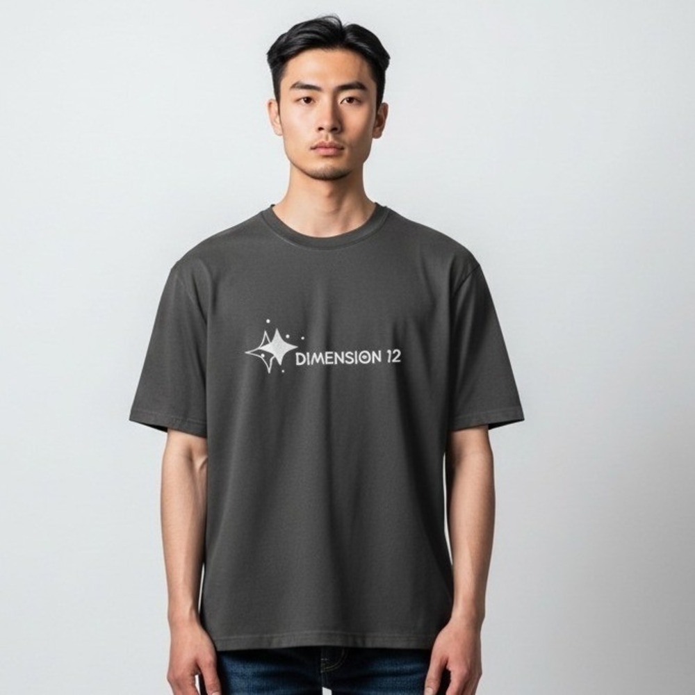 Dimension 12 Mens black Crystal Ball All Seeing Eye Graphic Tee Size M